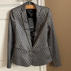 Tailored Floral Print Blazer/Suit Jacket RW&CO